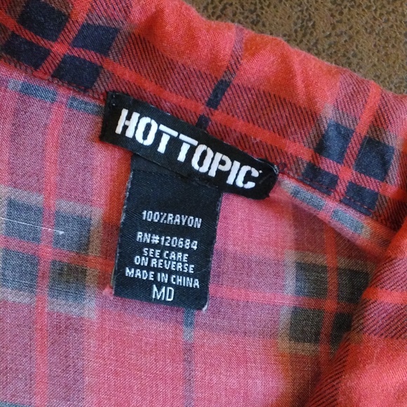 Hot Topic Plaid Dress Medium - Picture 2 of 7
